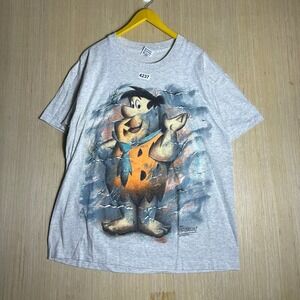 Vintage The Flintstones 90s Shirt Men's Extra Large Short Sleeve Graphic AOP